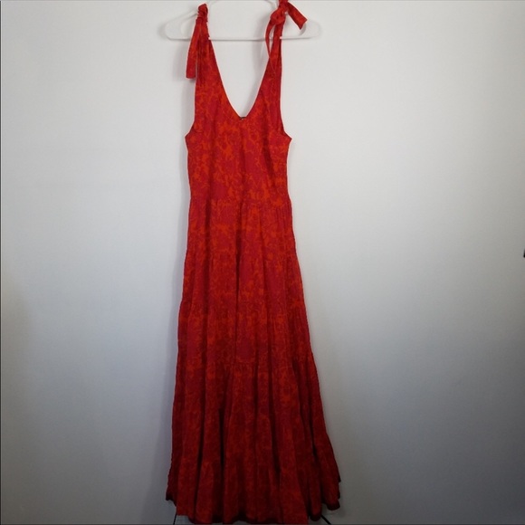 Free People Kikas Floral Print Boho Maxi Dress - Picture 3 of 8